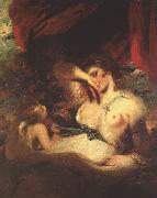 Sir Joshua Reynolds Cupid Unfastens the Belt of Venus oil painting